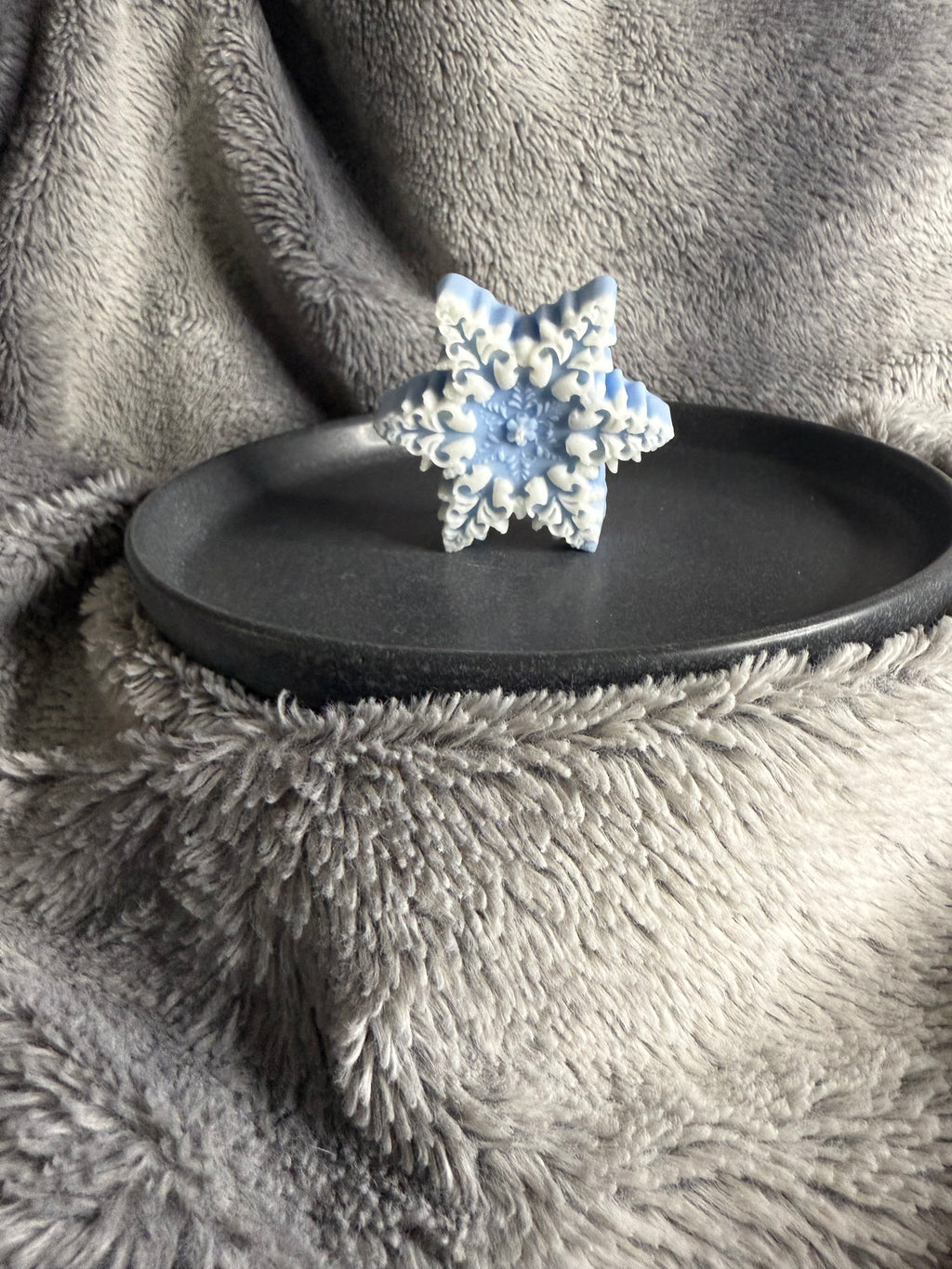 Schneeflocke zweifarbig
