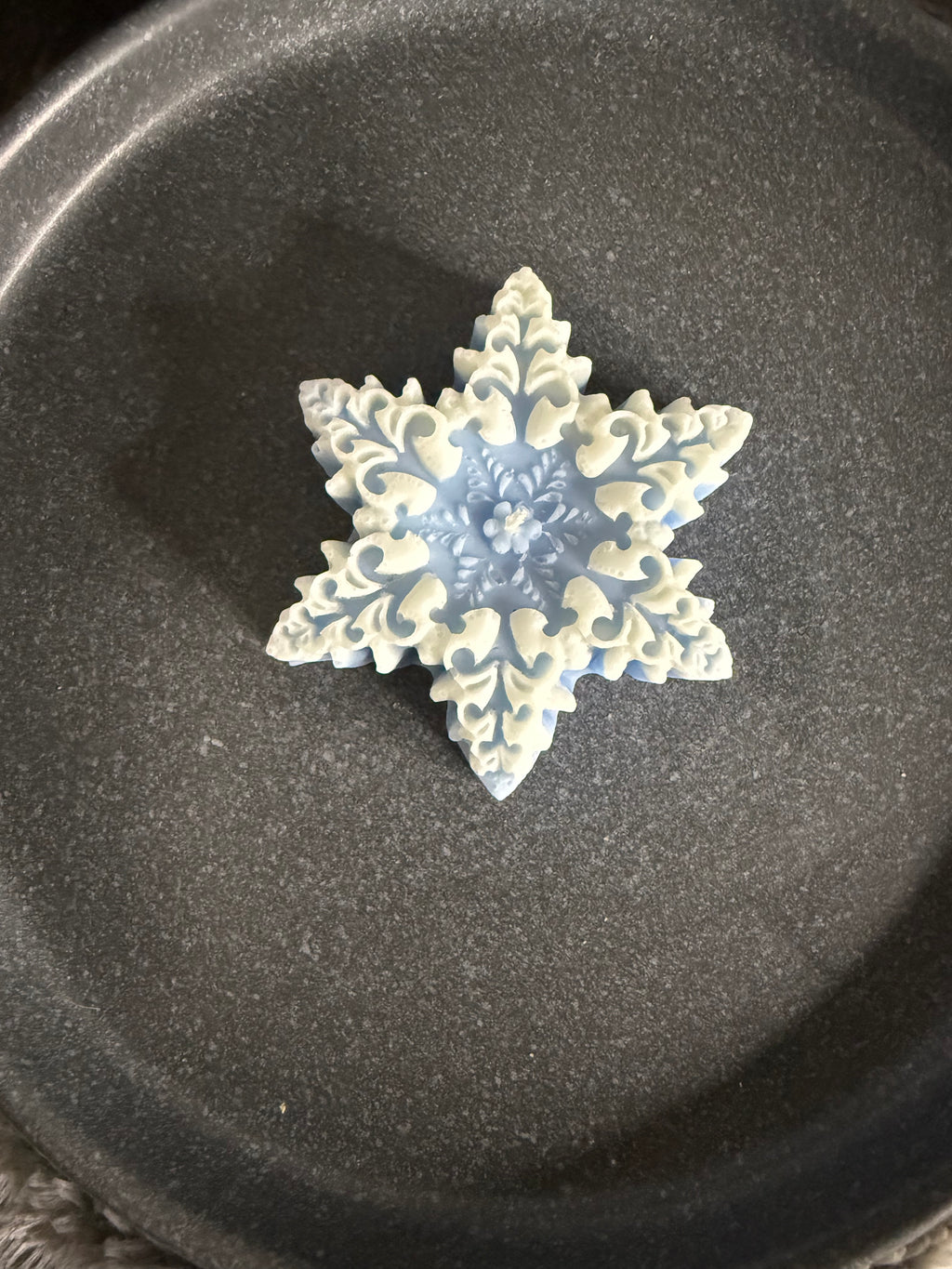 Schneeflocke zweifarbig