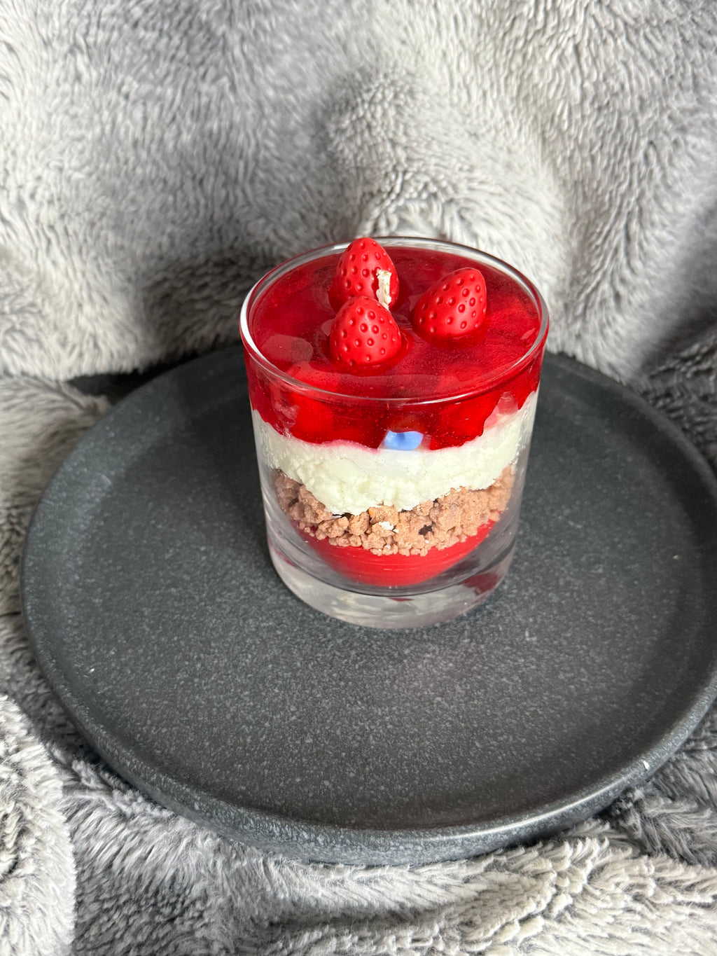 Beeren Dessert Kerze